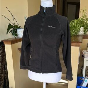 Youth  Black Columbia fleece Jacket